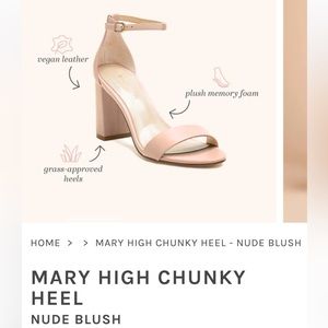 Birdy Grey Mary Nude Blush Heel